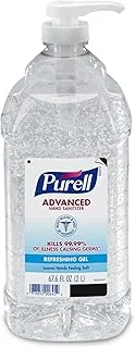 Purell 9625–02-ECIN Alcohol en gel instantáneo de avanzada, Botella bomba de 0.52 galones, Original (empaque múltiple), 2