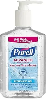 Purell 965212EA Desinfectante de manos instantáneo avanzado, botella con bomba de 8oz
