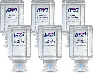 Purell Advanced Hand Sanitizer Gel ES1 Dispensador de desinfectante de manos estilo empuje, botella de repuesto de 15.2 fl oz (paquete de 6) – 4450-06
