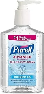 PURELL Advanced Instant gel desinfectante para manos 8 oz, paquete de de 4