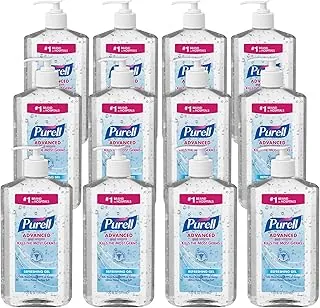 Purell Desinfectante instantáneo de manos, 20 onzas, botellas de bomba (paquete de 12)