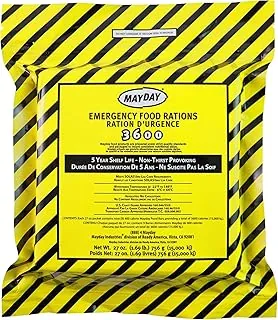 Ready America - Barra de alimentos de emergencia de 3,600 calorías, paquete de 10 unidades, larga vida útil, sin ración de supervivencia de preparación, kit esencial para desastres, campamentos, emergencias
