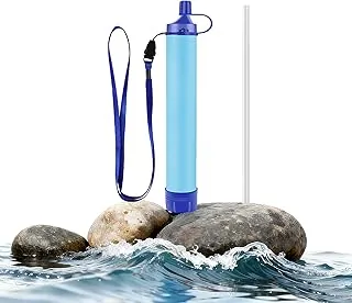 Regalos para hombres con filtro de agua personal de Navidad, equipo de filtración de supervivencia portátil y artículos esenciales de viaje familiar para preparación de emergencias, senderismo