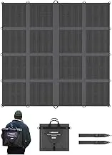 Renogy Manta de Panel Solar Portátil de 400W, Panel Solar Plegable Tipo N de Alta Eficiencia del 25%, Cargador para Estación de Energía, Ligero de 16 Pliegues que Ahorra Espacio, Configuración Rápida