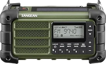 Sangean MMR-99 AM/FM-RBDS/Bluetooth/AUX/Clima/Radio de emergencia de sintonización digital multialimentada
