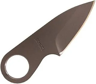 Schrade Delta Class Spare Change Fixed Blade Money and Card Clip with Low Profile Design and Built-In 3.6in Stainless Steel Full Tang Fixed Blade Knife for Survival, Tactical and EDC