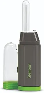 SteriPen Adventurer Opti - Purificador de agua personal UV para camping, mochileros, preparación para emergencias y viajes, negro/verde, pequeño