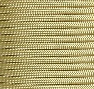 Tipo III Commercial 550 Paracord 100' Hank Made in USA Survival Cord Paracaídas al aire libre (Oro)