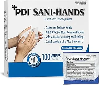 Toallitas desinfectantes para manos Sani-Hands 100 paquetes por caja