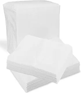 Toallitas secas desechables, paquete de 100 – Paños de limpieza ultra suaves no humedecidos para adultos, incontinencia, cuidado del bebé, eliminación de maquillaje – 9.5 x 13.5 pulgadas – grado