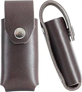 Toprank Funda multiherramienta de cuero de grano completo, diseño remachado sin costuras, compatible con Leatherman Surge, Super Tool 300, CORE - Funda de cinturón resistente