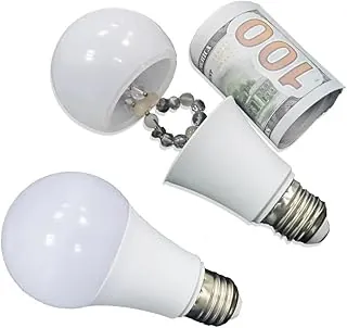 Transferencia de bombillas para ocultar dinero, ocultar a la vista para guardar llaves, dinero en efectivo, caja fuerte, compartimento oculto, cajas fuertes de desviación, cajas fuertes y accesorios