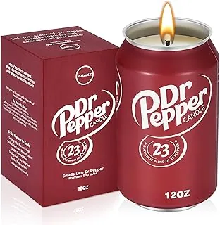 Vela de Doctor Pepper - Huele como la Soda Real - Velas Lindas para Regalos Geniales - Velas Divertidas para Cualquier Ocasión - Cosas Lindas para Decoración Estética de la Habitación - Vela Genial