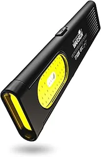 WARSUN Linterna EDC recargable T7, linterna de bolsillo delgada con clip y base magnética, luz LED portátil para transporte diario, caminata nocturna, reparación de automóviles y emergencia