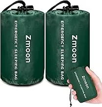 Zmoon Saco de dormir de emergencia, saco de dormir de supervivencia, portátil, impermeable, térmica, bolsas Bivvy, saco de dormir Mylar para camping, equipo de supervivencia, mantas de emergencia refugio de supervivencia