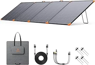 ZOUPW Panel solar portátil de 450 W, 38 V tipo N 16BB 25% cargador solar plegable de alta eficiencia para EcoFlow Delta/Anker C1000/Jackery/Bluetti Elite 100, impermeable IP68 para respaldo de energía RV Offgrid